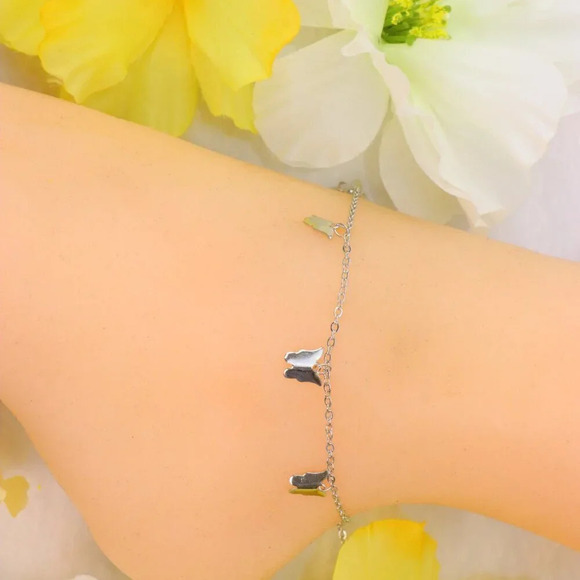 Minimalist Anklet, Sleek & Modern Design, Women’s Fashion, YC110232-A - Picture 3 of 10